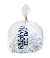 High Density Ice Bags, 3 Gallon Clear Bags, 48 Mini Rolls = 2400 Bags