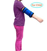 Elbow Brace for Kids Elbow Splint Immobilizer Support Pediatric Arm Fracture Cubital Tunnel Braces Childrens Ulnar Nerve Stabilizer Youth Child Small Pm Night Time Sleeping Straight Restraints(S)