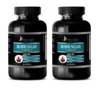 Heart Health Vitamins for Women - Blood Sugar Support 600 MG - Cardiovascular Health - Chromium and Cinnamon Supplement - 2 Bottles 120 Capsules