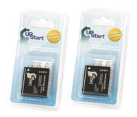 2 Pack - Replacement for Panasonic Lumix DMC-FS25 Battery - Compatible with Panasonic DMW-BCF10 Digital Camera Battery (1000mAh 3.7V Lithium-Ion)