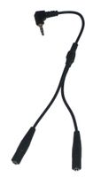 Race Day Electronics 3.5mm 2-Way Y Splitter for Headphones and Audio Devices