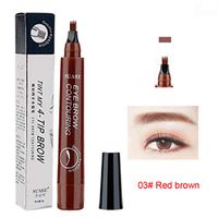 AMOUSTORE Eyebrow Pen Pencil, Waterproof & Smudge-Proof, Tip Applicator for Natural Makeup (03#)