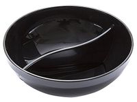 WNA APT2COMPBWL4BAM 25 Count Petites 2 Compartment Bowls, 4 oz, Black