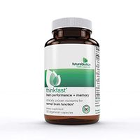 FutureBiotics Thinkfast, Brain Performance + Memory, 120 Vegetarian Capsules