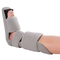 BraceAbility Padded 90 Degree Plantar Fasciitis Boot | Soft Dorsiwedge Night Splint to Stabilize Foot and Ankle, Stretches Plantar Fascia Ligament and Supports Achilles Tendon (Large)
