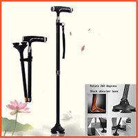 TXDWYF Four-Legged Cane/Mobility Aids/Disabled Aids for The Elderly/Walking Stick for Men/Walking Sticks for Women/Crutches Adults Comfy Handle