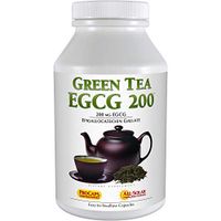 Andrew Lessman Green Tea EGCG 200-180 Capsules – 200 mg EGCG, Powerful Anti-oxidant Support for Healthy Liver Function, Immune, Brain, Heart and Circulatory Systems. No Additives