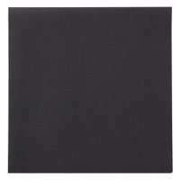 Hoffmaster 125073 Linen-Like Dinner Napkin, 1/4 Fold, 17" Length x 16" Width, Black (Case of 300)