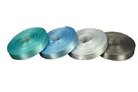 CHRISTMAS Set 4 Rolled up 3/8" SF SATIN Ribbon 10 Yds each (40 Yds Total) Choose Combo (Aqua, Light Blue, White, Silver)