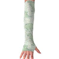 QG ZZX Cute Dinosaures Unisex Compression Arm Sleeves UV Protection Performance Arm Sleeve - for Outdoor Sports Baseball,Basketball,Football (1 Pair)