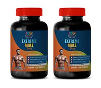 Male libido Booster Natural - Extreme Male Pills - Extra Strength - tongkat ali Root Extract - 2 Bottles 120 Tablets