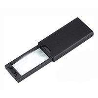 Handheld Magnifier 2.5X Retractable Keychain Portable LED Light Magnifying Glass for Reading Books, Newspapers, maps and Multi-Purpose Multipurpose Personal Magnifier