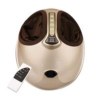HIXGB Shiatsu Foot Massager - Electric Foot Massager Machine with Air Compression, Deep-Kneading and Rolling, Built-in Heating Function - Suitable for Home Office