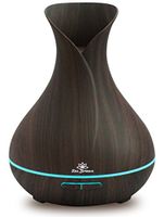 Essential Oil Diffuser Dark Wood - Deluxe Ultrasonic Cool Mist Aromatherapy Diffuser - Birthday Gift Ideas Edition by Zen Breeze