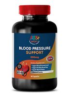 Blood Pressure Formula - Blood Pressure Support 690MG - Advanced Formula - Garlic USP - 1 Bottle (60 Capsules)