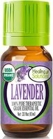 Organic Lavender Essential Oil (100% Pure - USDA Certified Organic) Best Therapeutic Grade Essential Oil - 10ml