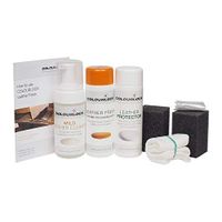 Colourlock Leather Repair Kit with Leather Dye and Strong Cleaner for Repairing Scuffs, Scratches and Faded Leather Compatible with Bentley Saddle
