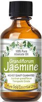 Pure Gold Jasmine Grandiflorum Absolute Essential Oil, 100% Natural & Undiluted, 60ml