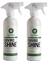Ecoline - Enviro Shine High Performance Eco Friendly Stainless Steel Cleaner and Polish - Cleans, Shines and Protects - Resists Fingerprints and Smudges - Prevents Rusts and Water Spots (Pack of 2)