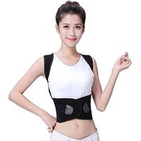 Wyyggnb Posture Corrector, Adjustable Upper Back Support Brace, Professional Breathable Neoprene Fabric, Spinal Shoulder Clavicle Pain Relief (Size : L)
