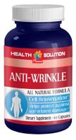 Vitamin C and hyaluronic Acid for Skin - Anti-Wrinkle Anti-Aging Complex - Healthy Skin Blends (1 Bottle 60 Capsules)
