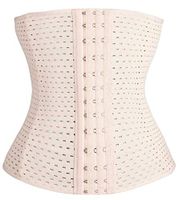 Male Female Adjustable Magnetic Posture Corrector Corset Brace Back Belt Lumbar Support,3 Hooks Beige,M