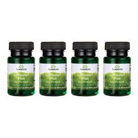 Swanson L. Reuteri Probiotic Plus with L. Rhamnosus L. Acidophilus & FOS Prebiotic Digestive Support 7 Billion CFU 30 Veggie Capsules (4 Pack)