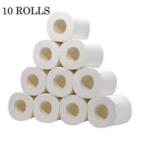 Toilet Paper Bulk,Family Toilet Paper Hollow Replacement Roll Paper Print Interesting Clean Table Kitchen Paper 10PCS