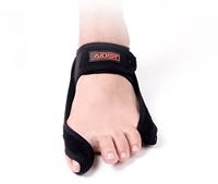 Aider Bunion Support, Comprehensive Bunion Corrector & Bunion Relief ToePal kit-5 Piece Hallux Valgus & Bunion Pads, Toe Spacers, Toe Separators, Bunion Splint, Toe Straightener (Right (Black))