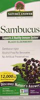 Nature's Answer Sambucus Dietary Supplement, Original For Daily Immune and Antioxidant Support | Made in the USA | Alcohol-Free, Gluten-Free & Vegan 4oz