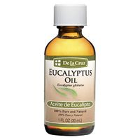 De La Cruz Pure Eucalyptus Essential Oil, Steam-Distilled, bottled in USA 2 FL OZ