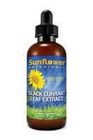Sunflower Botanicals Black Currant Leaf Extract, All Natural, 2 Ounces, Dropper-Top Glass Bottle