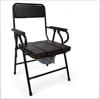 PLLP Medical Rehab Chair, Wheelchair,Commode Chair Seat Toilet with Padded Seat Chair Commode Medical Aid Elderly Handicap,Bath Shower Toilet Seat Multifunctional Commode