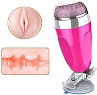 WANGDADA 2 In1 Men Deep Throat,Handsfree Intelligent Heating Male Sucker High Speed Telescopic Rotating Electronic Massage Mâsturabâtion Cup for Six Toys T-Shirt