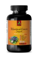 Vision Health Supplements - Maximum Vision Support - Promotes Vision Health - Lutein with Bilberry Extract - 1 Bottle 60 Capsules
