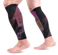 LEVEIS Colourful House Arm Sleeves UV Protection for Men Women Sunblock Protective Gloves Running Golf Cycling Driving Long Arm Cover 1 Pair
