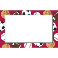 Sports Balls Enclosure Cards/Gift Tags - 3 1/2 x 2 1/4in. (100)