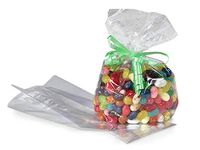 Gusset 1.2 Mil Clear Cello Bag - Cello Bags 3-1/2"x 2"x 7-1/2" Clear Bulk Gusset Style Cello Bags 1.2 Ml (1000 Bags) - WRAPS-C1BCB