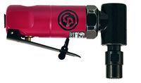 #CP875-22;500 RPM - 1/4'' Collet - Pneumatic Right Angle Pistol Grip Die Grinder