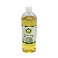 Castor Oil | Ricinus Communis | Cold Pressed Castor Oil | For Hair Growth | For Eyelashes | For Eyebrows | 100% Pure Natural | Cold Pressed | 100ml | 3.38oz By R V Essential