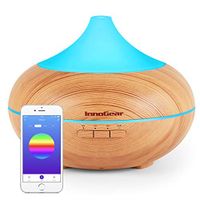 InnoGear 500ml Smart Wi-Fi Essential Oil Diffuser Vaporizer App Control Works with Alexa Google Home Aromatherapy Diffusers Cool Mist Humidifier with Timer 7 LED Lights Adjustable Mist