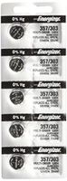 Energizer 357/303 Zero Mercury Batteries , 12 Pack