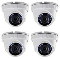(4X) CMHT2122-28 HD-Tvi 2.1MP 1080P 2.8mm Smart IR LED 65ft Security Camera