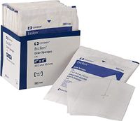 Excilon Sterile Split Drain Sponge 4" x 4" 6-Ply CS/600 Model 7086