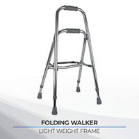 Days Hemi Walker, Mobility Aid for Elderly, Handicapped, Disabled users, One Arm or Hand Walker, Folding Walker, Aluminum Support Walker, Height Adjustable, Weight Capacity of Up to 300 Pounds