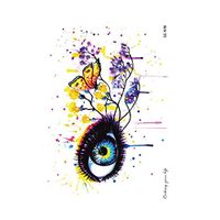 UOKNICE Halloween Waterproof Temporary Tattoo Sticker Scar Terror Wound Blood Injury Hot