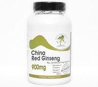 China Red Ginseng 900mg ~ 200 Capsules - No Additives ~ Naturetition Supplements