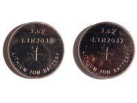 4 X Lir 2032 36 Volt Li-Ion Rechargeable Button Cells