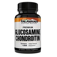 Glucosamine 1500mg, Chondroitin/MSM Turmeric Complex, Joint Comfort, Mobility and Flexibility, Connective Tissue and Joint Cartilage Support