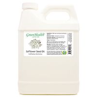 GreenHealth Safflower Seed Oil - 32 fl oz (946 ml) - 100% Pure Carrier Oil